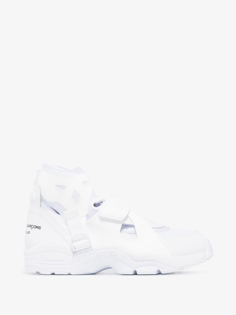 X Nike White Carnivore Sneakers