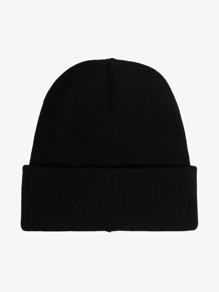Black Icon Knitted Beanie Hat