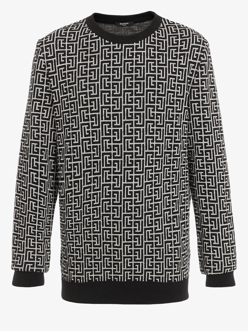 Monogram Print Sweatshirt