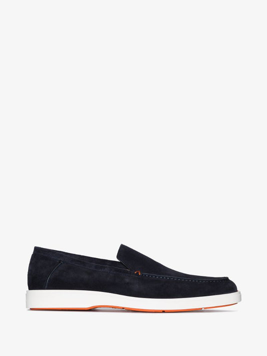 Blue Suede Loafers