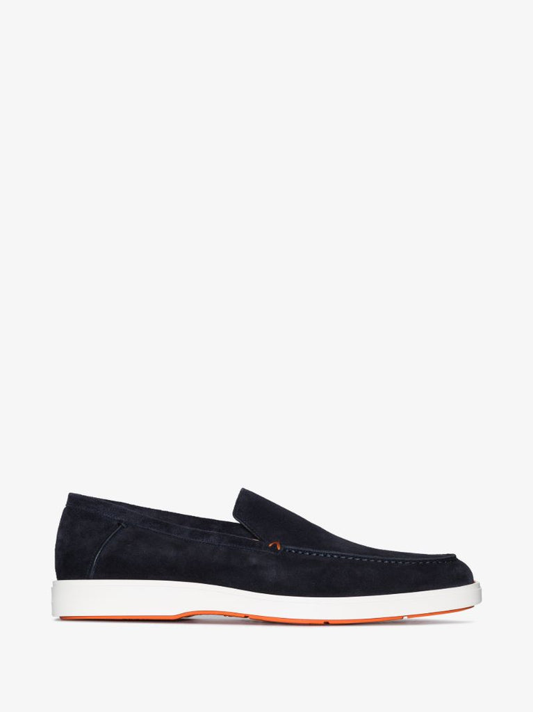 Blue Suede Loafers