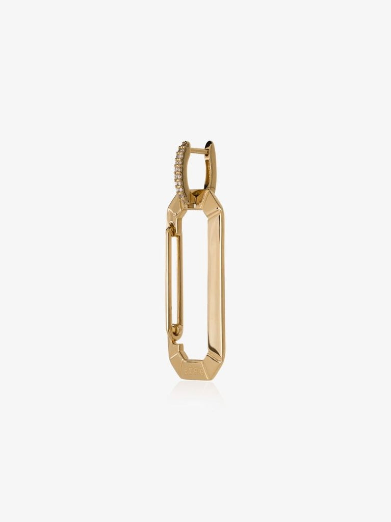 18k Yellow Gold Chiara Large Diamond Earring