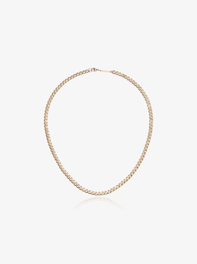 14k Yellow Gold Medium Curb Chain Necklace