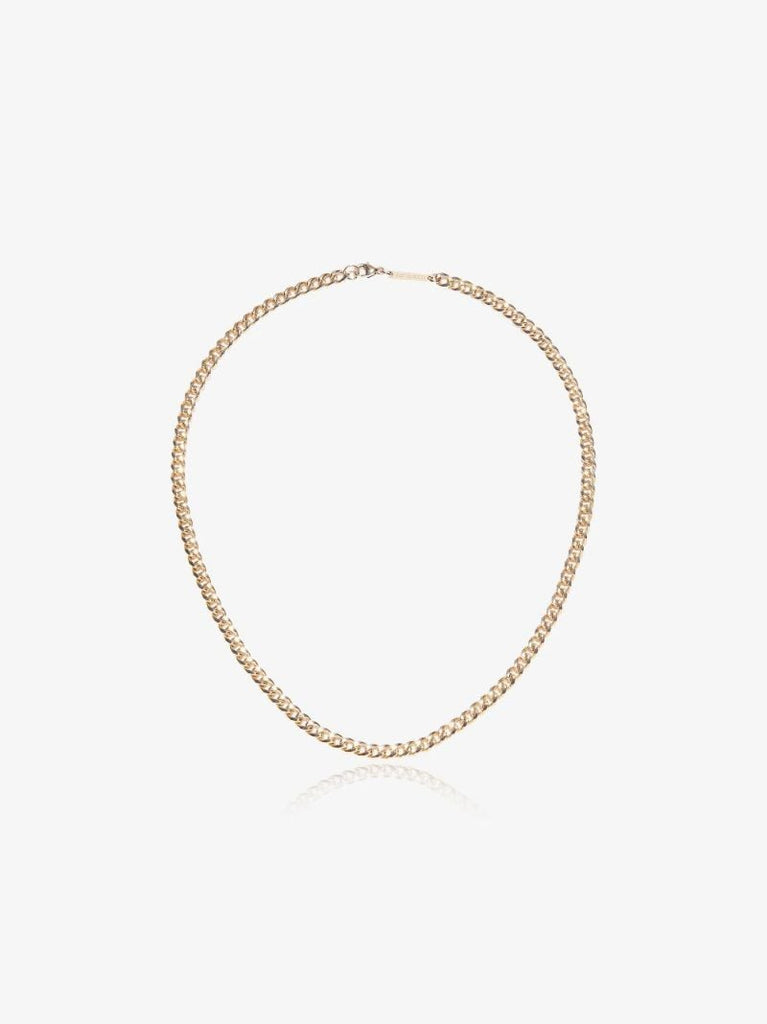 14k Yellow Gold Medium Curb Chain Necklace