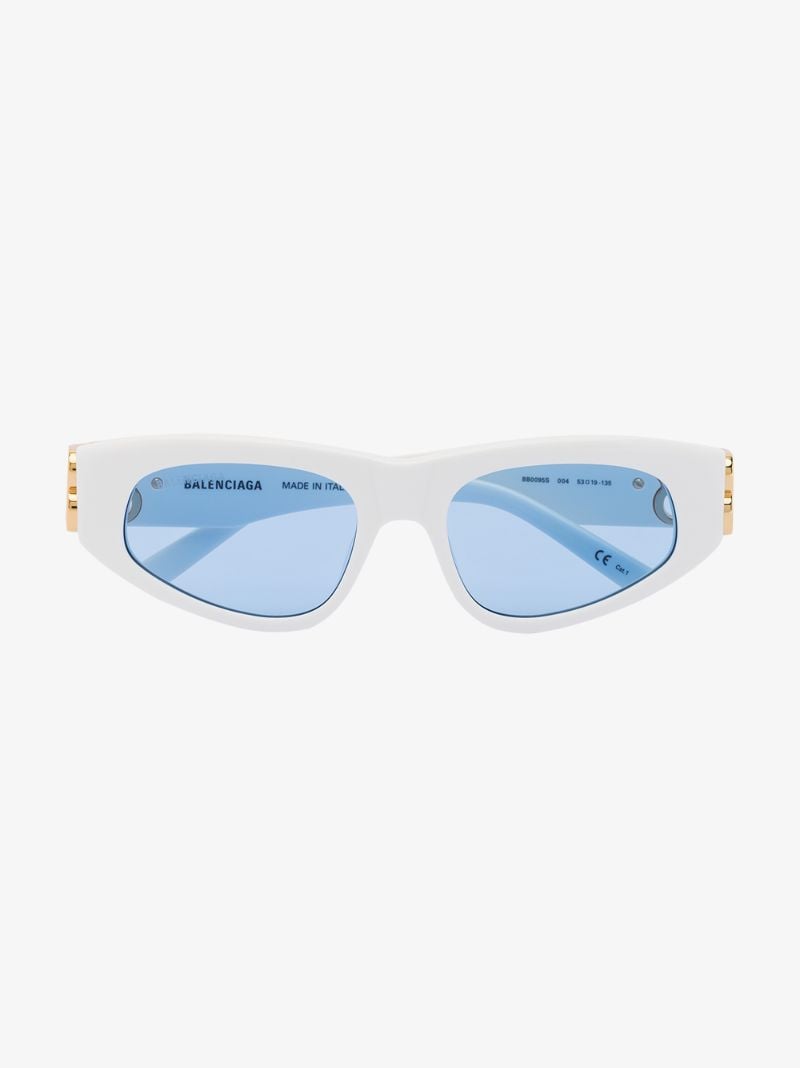 White Cat Eye Sunglasses