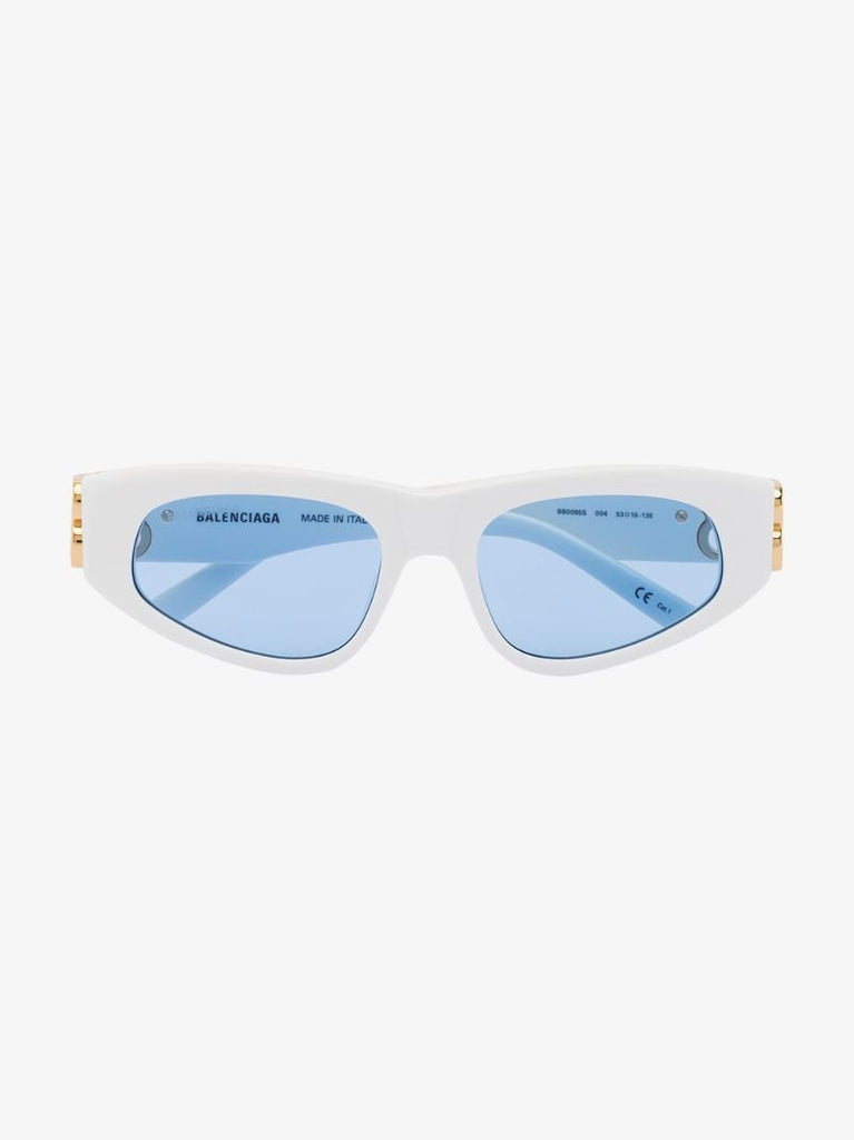 White Cat Eye Sunglasses