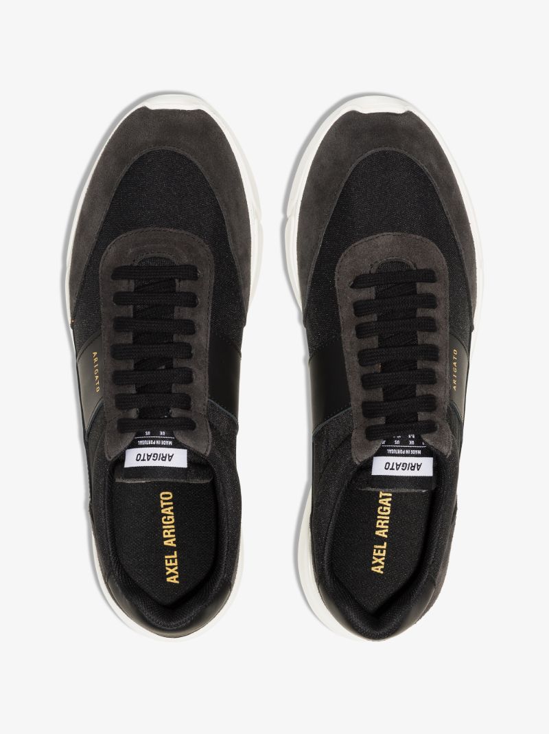 Black Genesis Vintage Runner Sneakers