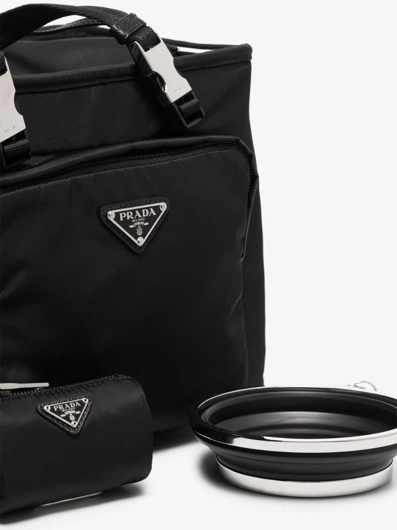 Black Re-nylon Pet Carrier Bag