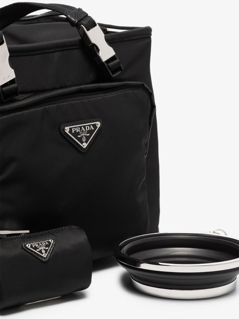 Black Re-nylon Pet Carrier Bag