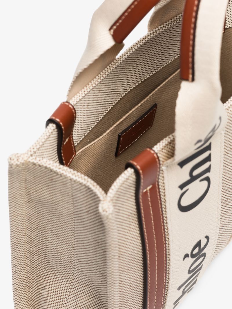 Neutral Woody Medium Tote Bag