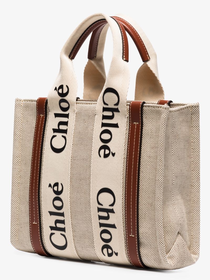 Neutral Woody Medium Tote Bag