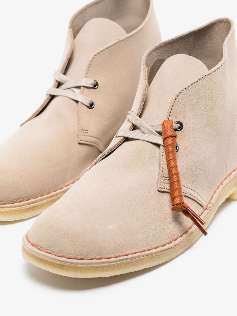 Neutral Suede Desert Boots