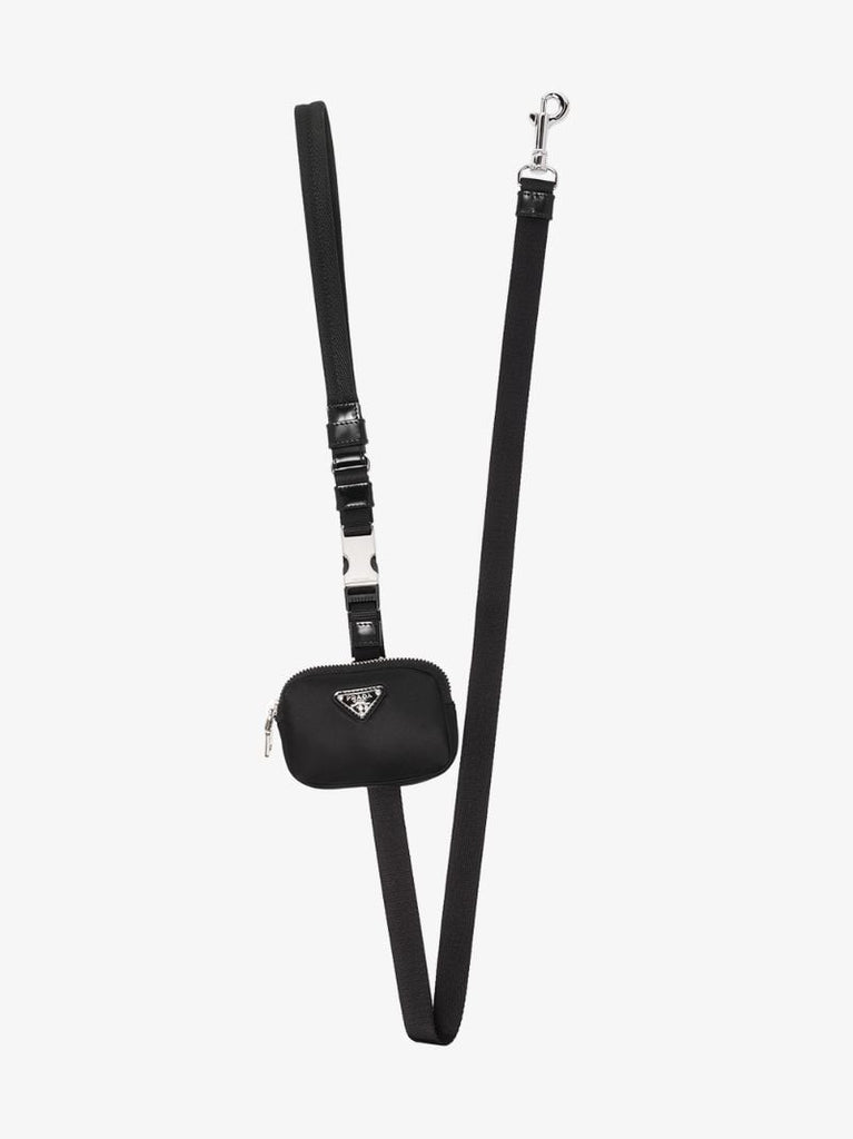 Black Logo Case Leash