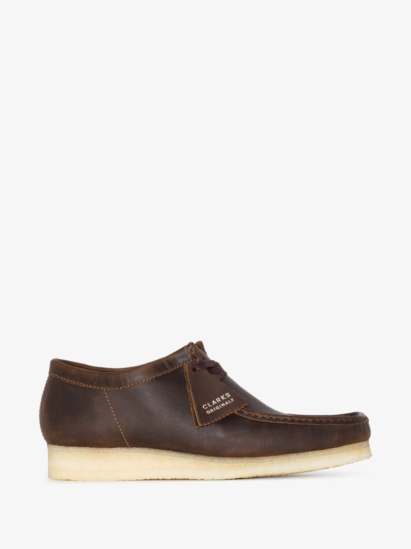 Brown Leather Wallabee Shoes