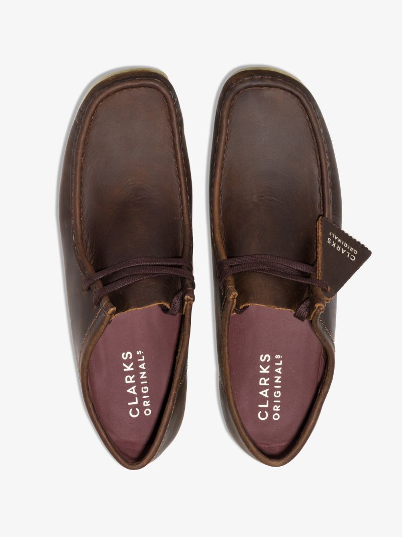 Brown Leather Wallabee Shoes