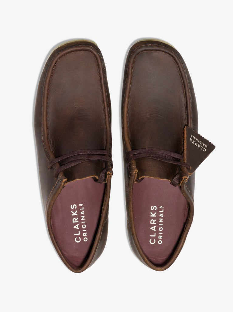 Brown Leather Wallabee Shoes
