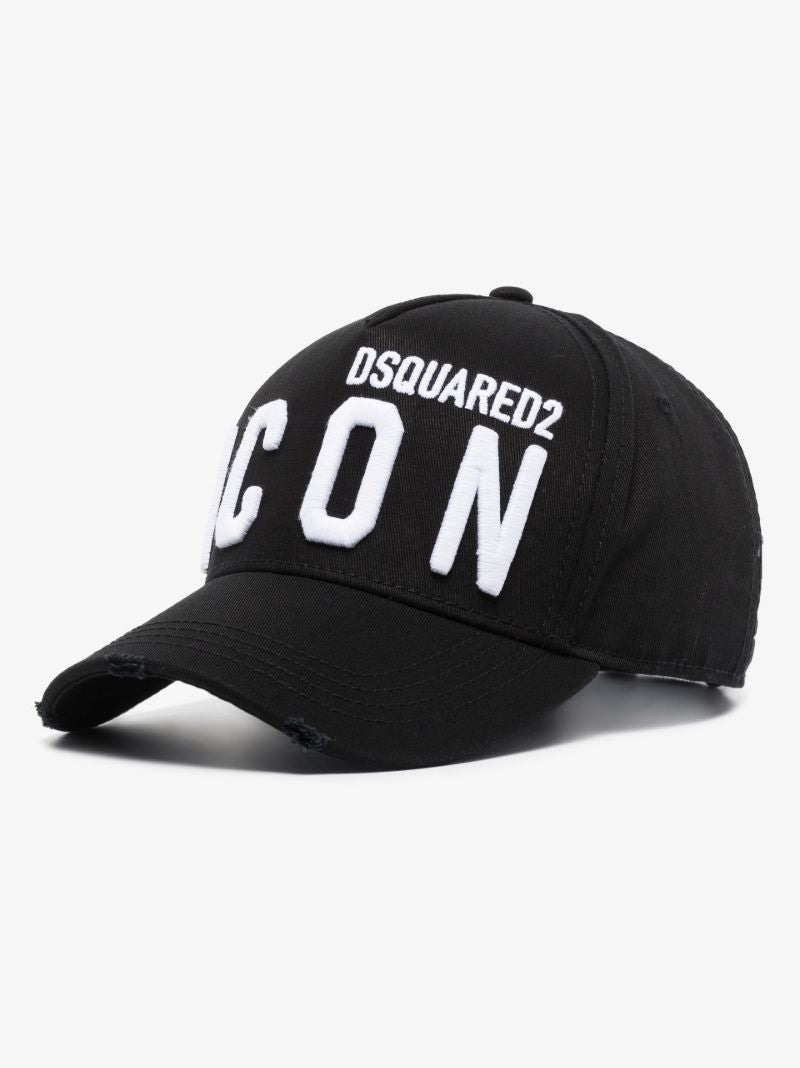 Black Icon Embroidered Cap