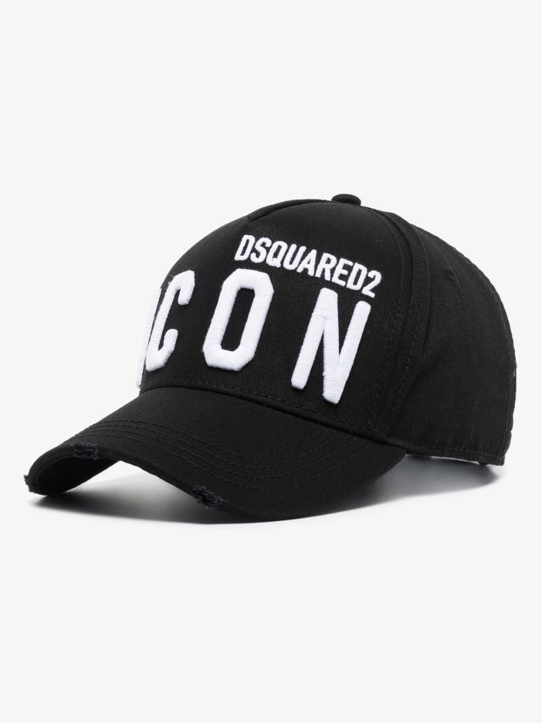 Black Icon Embroidered Cap
