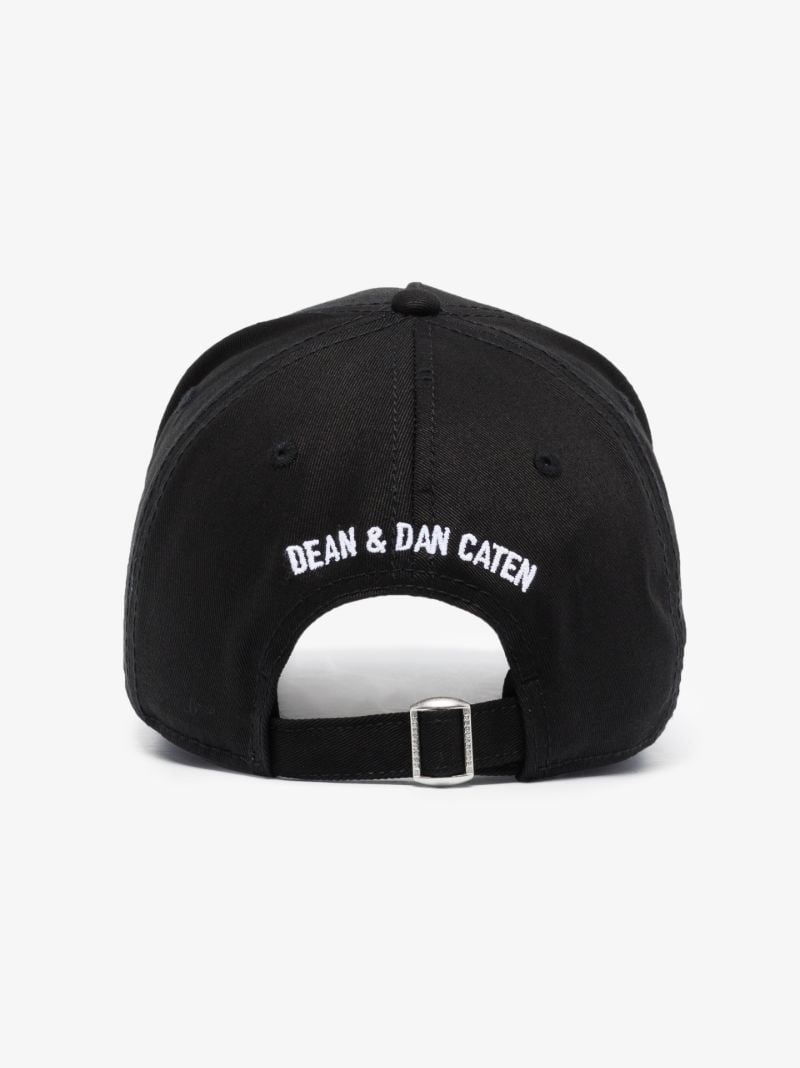 Black Icon Embroidered Cap