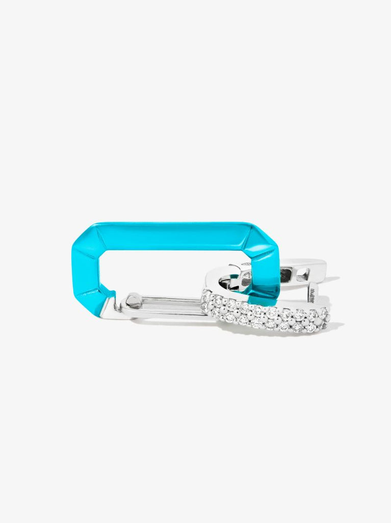 18k White Gold Chiara Small Diamond Earring