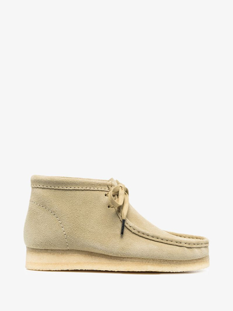 Neutral Wallabee Suede Boots