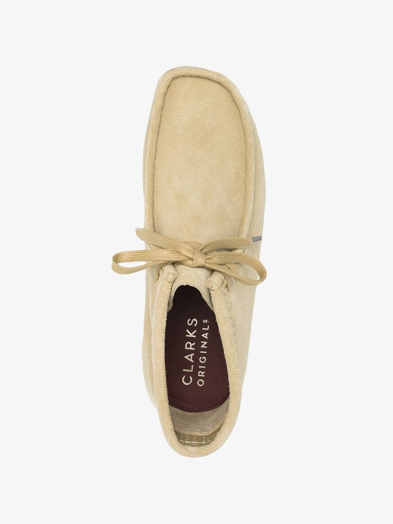 Neutral Wallabee Suede Boots