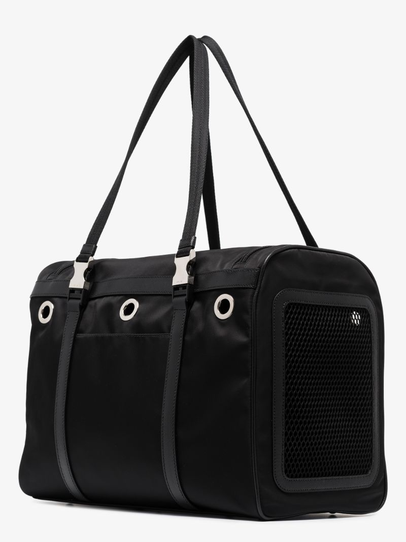 Black Re-nylon Pet Carrier Bag
