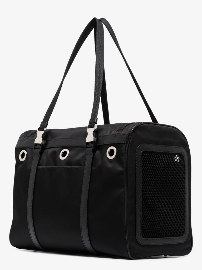 Black Re-nylon Pet Carrier Bag