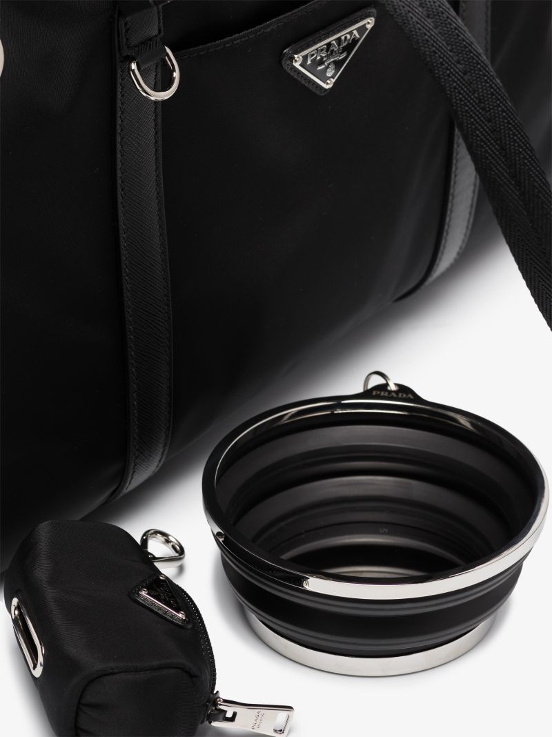 Black Re-nylon Pet Carrier Bag