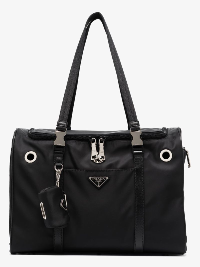 Black Re-nylon Pet Carrier Bag