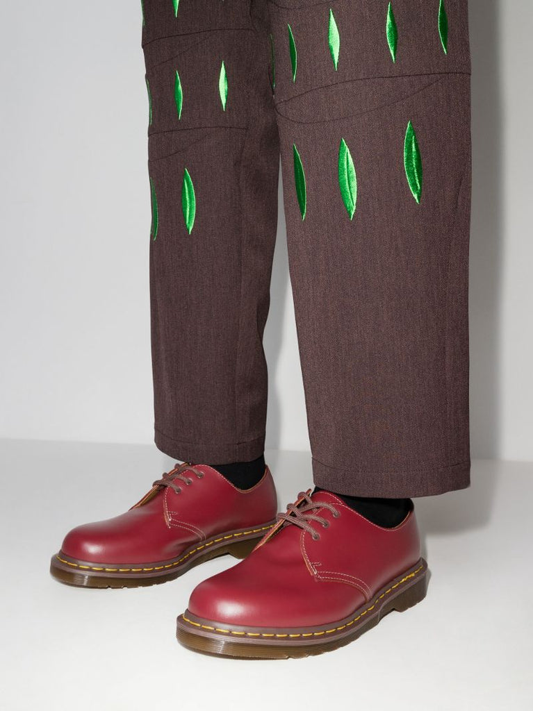 Red Vintage 1461 Leather Derby Shoes