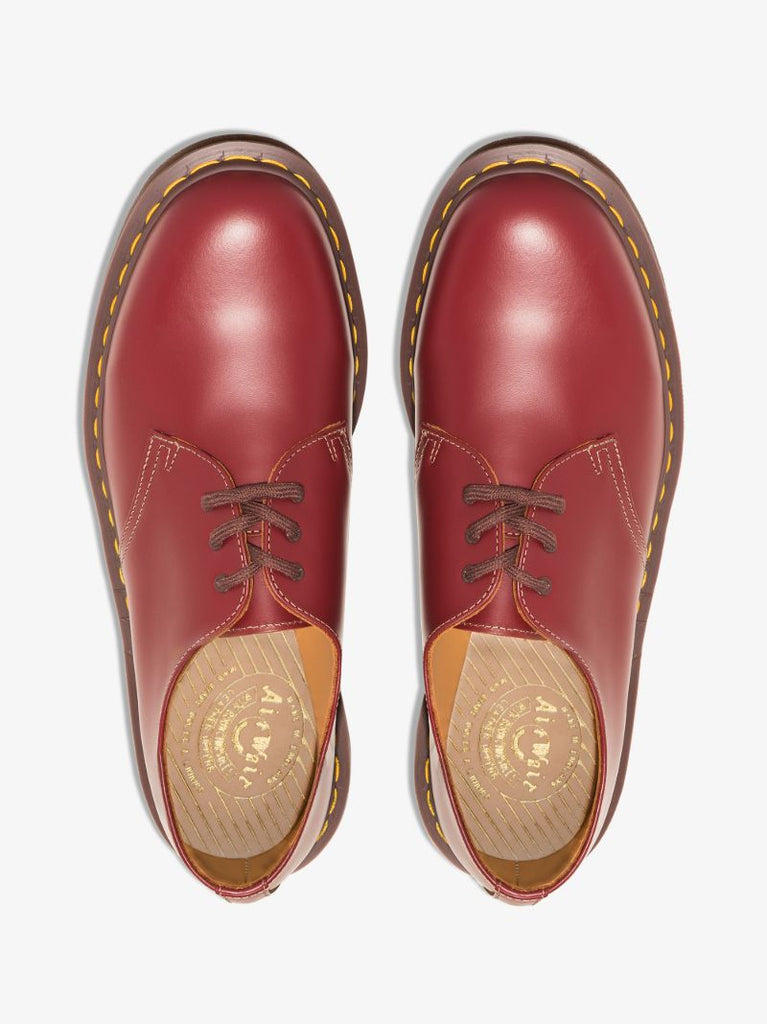 Red Vintage 1461 Leather Derby Shoes