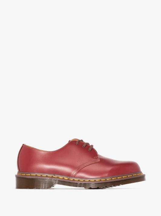 Red Vintage 1461 Leather Derby Shoes