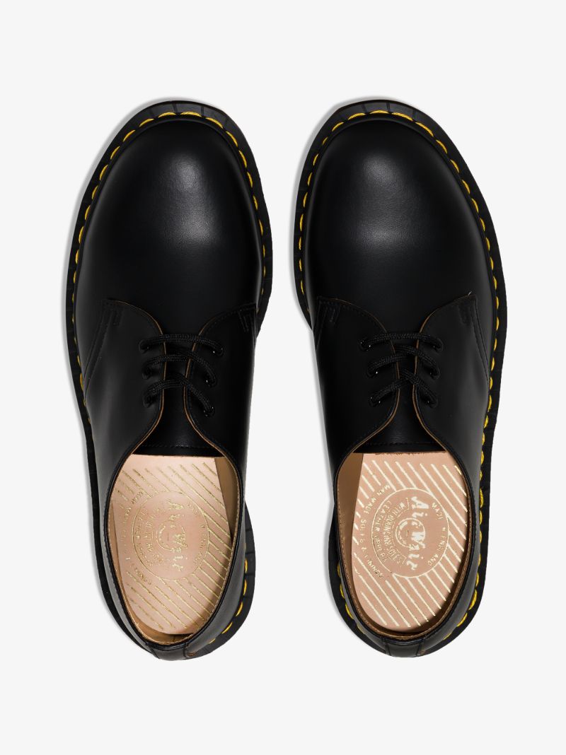 Black Vintage 1461 Leather Derby Shoes