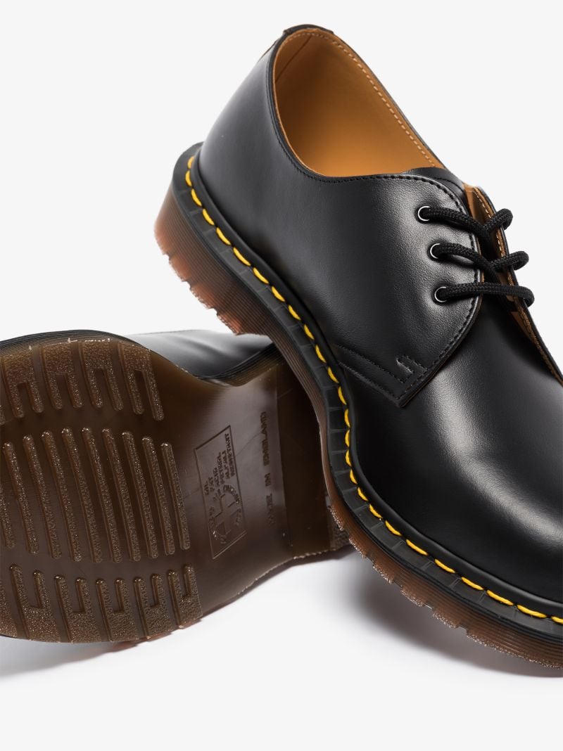 Black Vintage 1461 Leather Derby Shoes