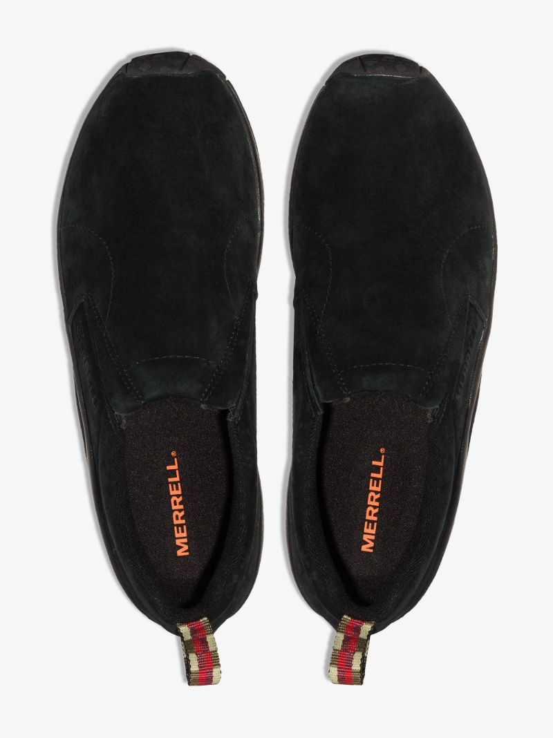 Black Jungle Moc Leather Sneakers