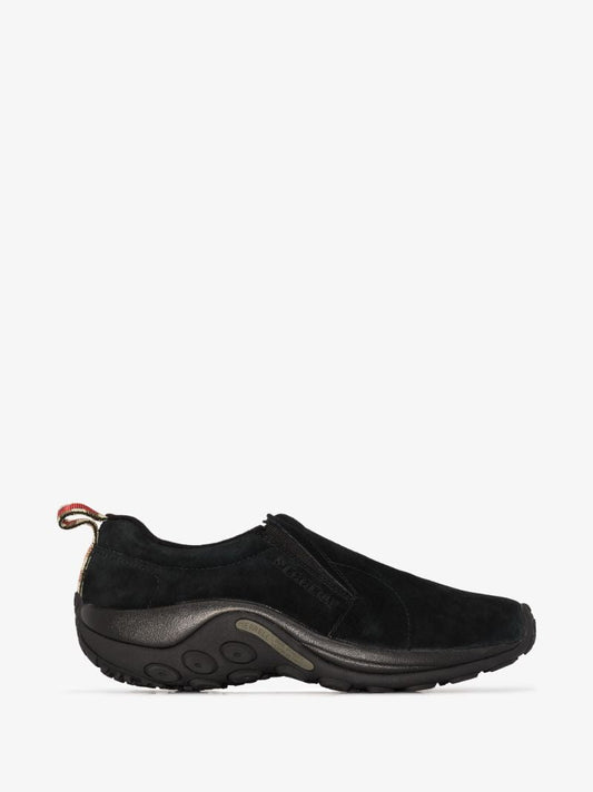 Black Jungle Moc Leather Sneakers