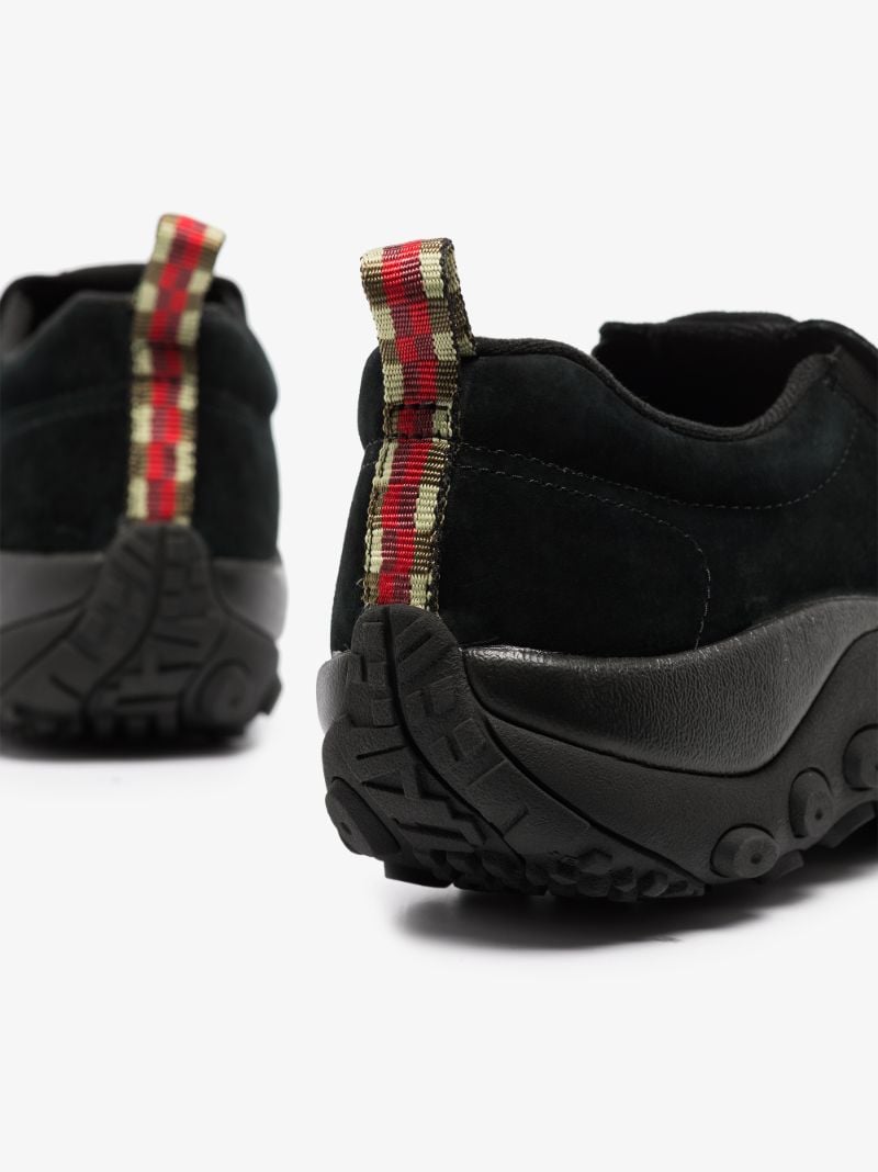 Black Jungle Moc Leather Sneakers