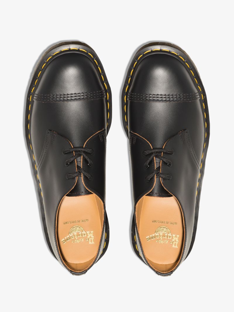 Black 1461 Bex Leather Derby Shoes