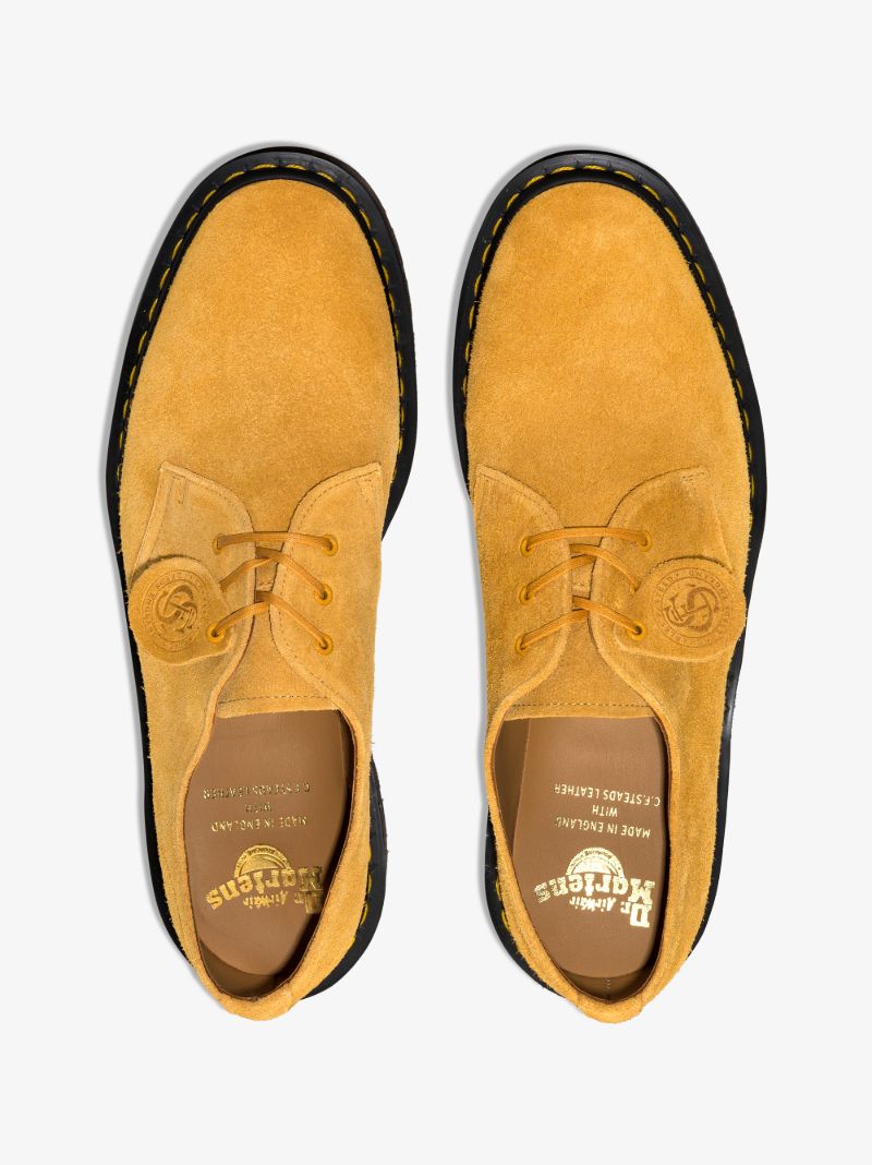Yellow Vintage 1461 Suede Derby Shoes