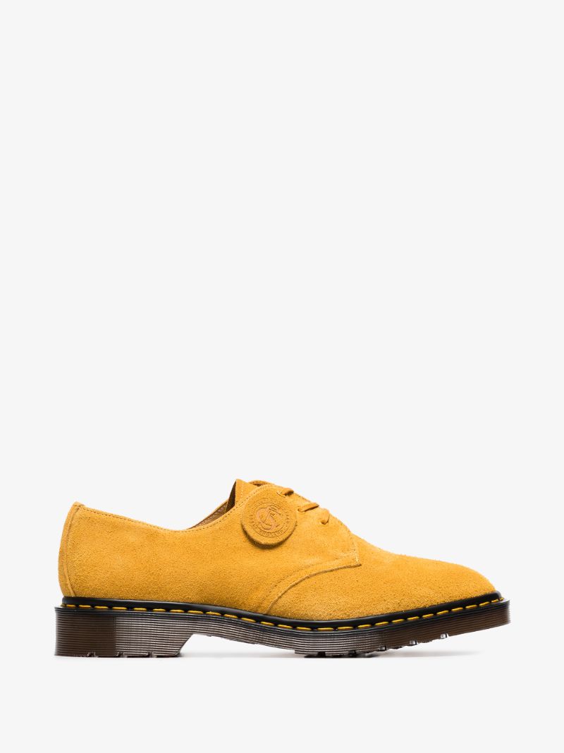Yellow Vintage 1461 Suede Derby Shoes