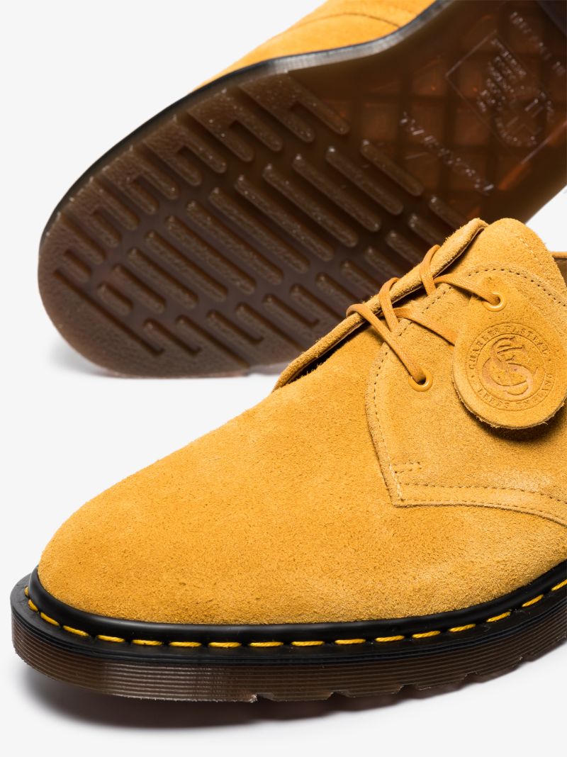 Yellow Vintage 1461 Suede Derby Shoes