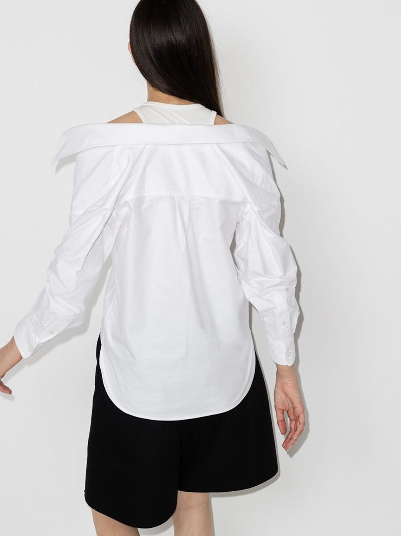 Layered Off-the-shoulder Shirt