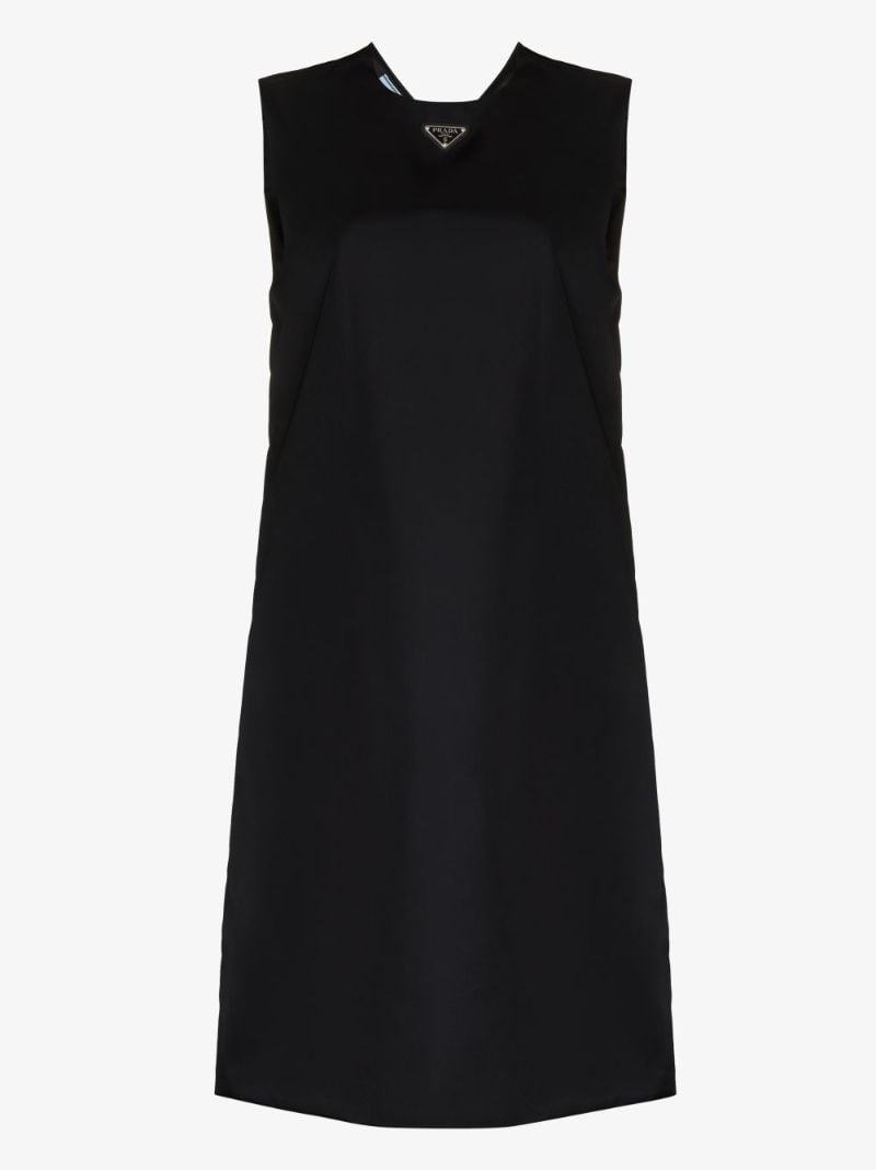 Sleeveless Shift-style Midi Dress