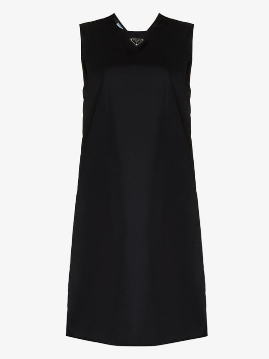 Sleeveless Shift-style Midi Dress
