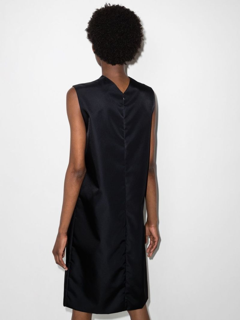 Sleeveless Shift-style Midi Dress