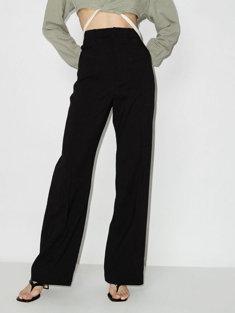 Le Pantalon Sauge Flared Trousers