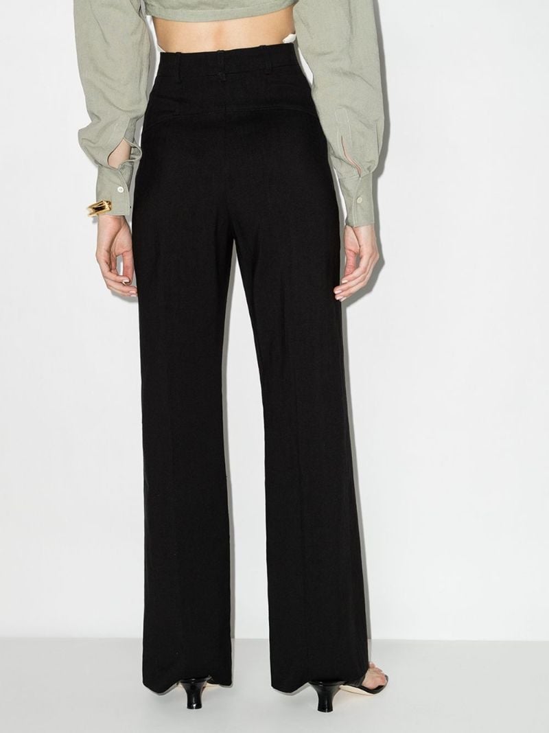 Le Pantalon Sauge Flared Trousers