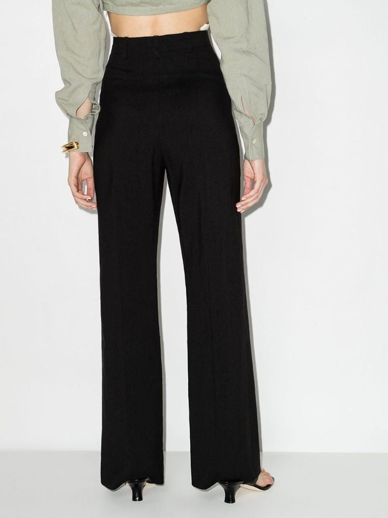 Le Pantalon Sauge Flared Trousers