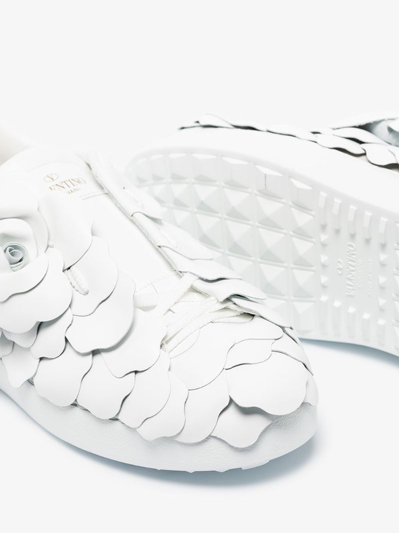 White Atelier 03 Rose Edition Leather Sneakers